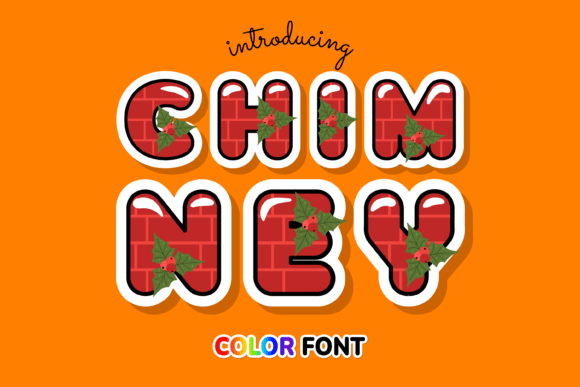 Chimney: A Festive Color Font for Impactful Design