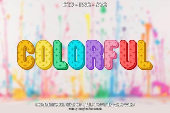 Colorful: Elevating Your Designs with Vibrant Typography