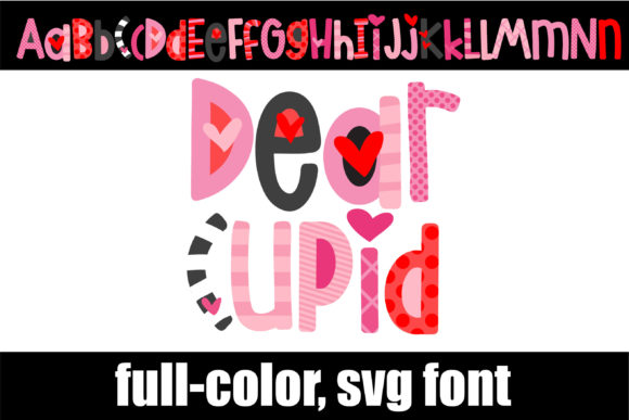Dear Cupid: A Whimsical Color Font for Modern Design
