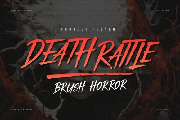 Death Rattle: Mastering Horror Typography in Design