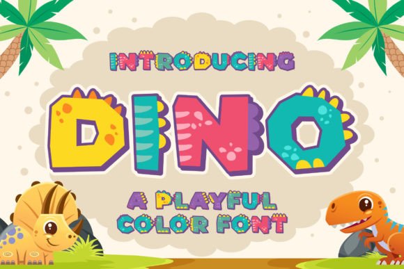 Dino SVG Font: Injecting Playful Creativity into Modern Design