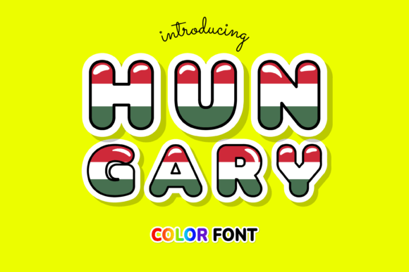Hungary: A Color Font for Bold Visual Identity