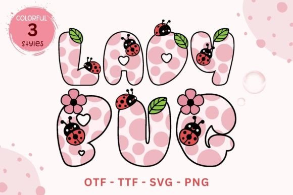 Infuse Whimsy and Charm: The Ladybug Font for Playful Design