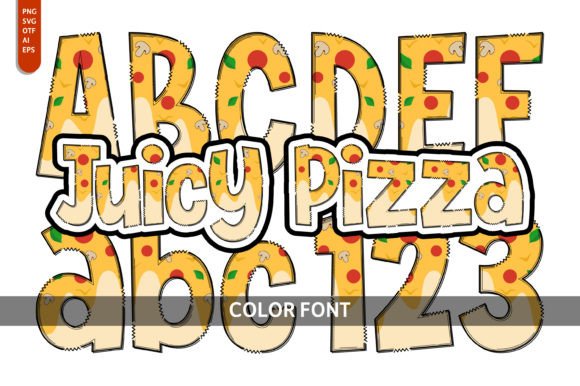 Juicy Pizza: A Playful Design Asset for Creative Projects