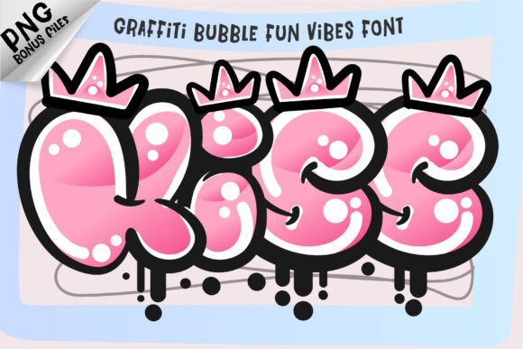 Kiss: The Vibrant Graffiti Font for Creative Projects