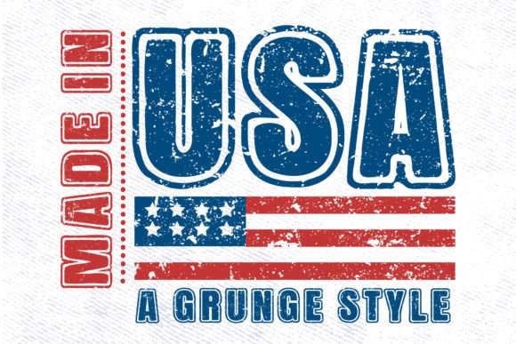 Made in Usa: Retro Display Font for Bold Branding