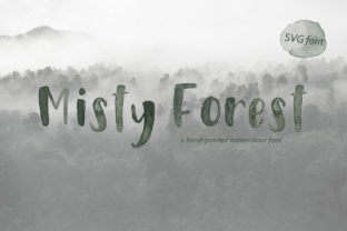 Misty Forest: A Bold Color Font for Modern Design