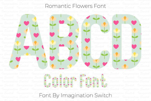 Romantic Flowers: Elevate Your Designs with Typographic Color
