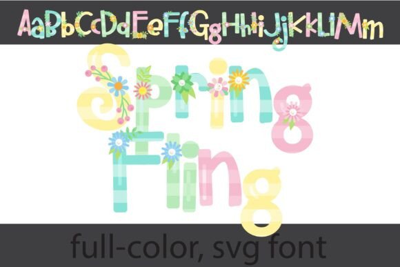 Spring Fling: A Typeface for Fresh, Whimsical Branding