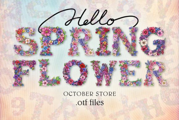 Spring Flower Alphabet: Infusing Designs with Seasonal Vitality