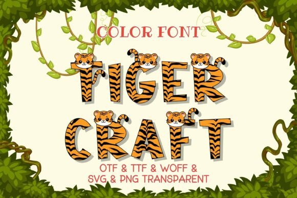 Tiger Craft: A Playful Typeface for Bold Branding