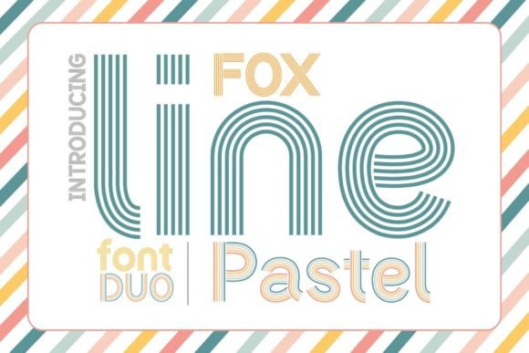 Unleash Vibrant Creativity with Fox Line Typography