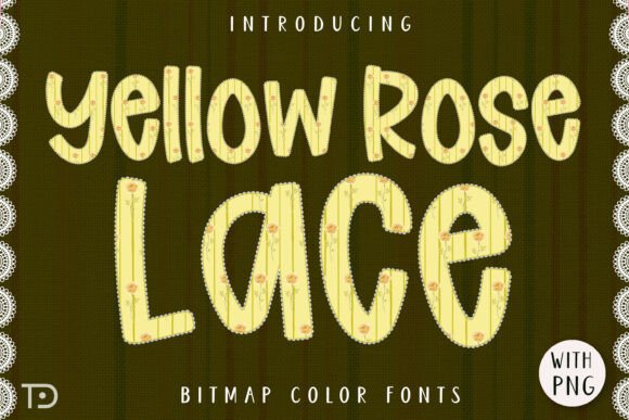 Yellow Rose Lace: A Vintage Design Asset with Modern Appeal